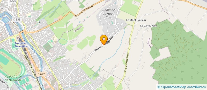 localisation de l'entreprise MONSIEUR XAVIER BECQ DE FOUQUIERES  TOUQUES