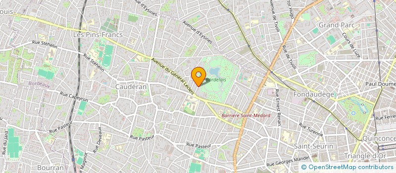 localisation de l'entreprise MONSIEUR XAVIER BEGUERIE à BORDEAUX