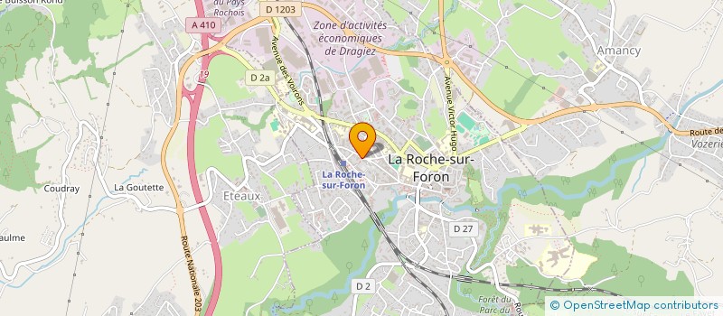 localisation de l'entreprise MONSIEUR XAVIER BEHEYDT  LA ROCHE-SUR-FORON