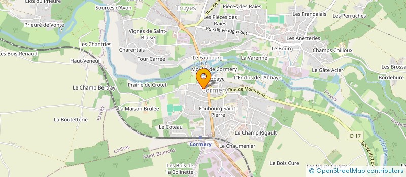 localisation de l'entreprise MONSIEUR XAVIER BEIGNON  LOUANS