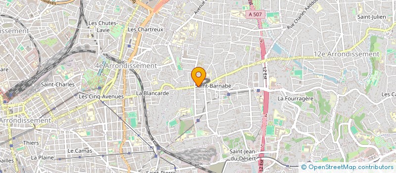 localisation de l'entreprise MONSIEUR XAVIER BELLILCHI  MARSEILLE