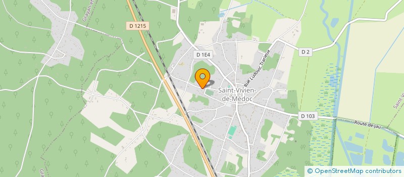 localisation de l'entreprise MONSIEUR XAVIER BELMONT  SAINT-VIVIEN-DE-MEDOC