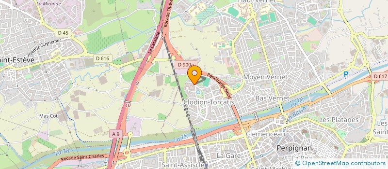 localisation de l'entreprise MONSIEUR XAVIER BELONY  PERPIGNAN