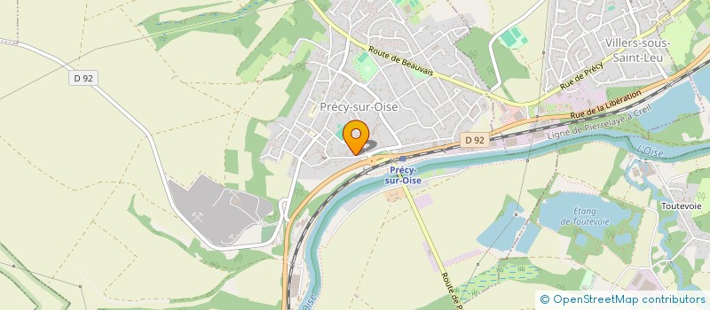 localisation de l'entreprise MONSIEUR XAVIER BENNASAR  PRECY-SUR-OISE