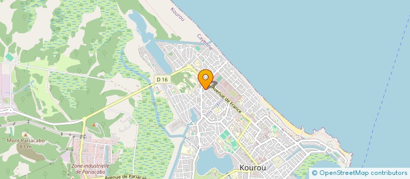 localisation de l'entreprise MONSIEUR XAVIER BENOIT à KOUROU