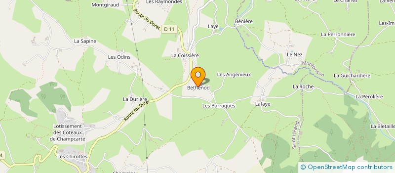 localisation de l'entreprise MONSIEUR XAVIER BENRAMDANE à SAINT-HEAND