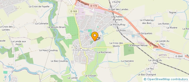 localisation de l'entreprise MONSIEUR XAVIER BENZITOUNI  CORPS-NUDS