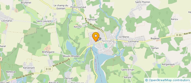localisation de l'entreprise MONSIEUR XAVIER BERMUDEZ  NOSTANG