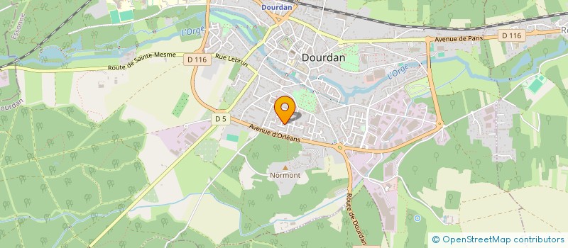 localisation de l'entreprise MONSIEUR XAVIER BERSAT à DOURDAN