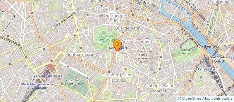 localisation de l'entreprise MONSIEUR XAVIER BERTAGNA  PARIS