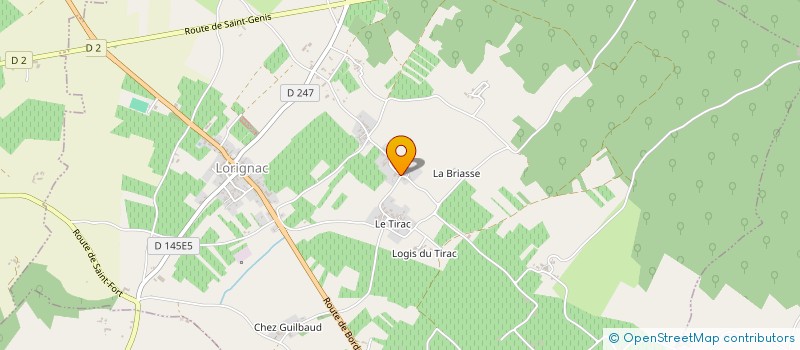 localisation de l'entreprise MONSIEUR XAVIER BERTHELOT  LORIGNAC