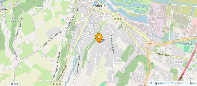 localisation de l'entreprise MONSIEUR XAVIER BERTIN à HONFLEUR