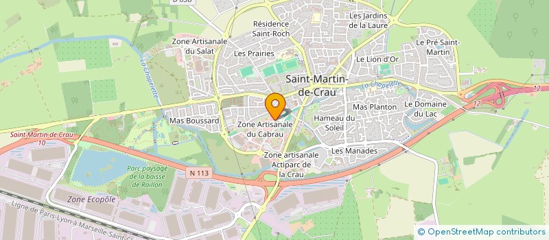 localisation de l'entreprise MONSIEUR XAVIER BERTON à SAINT-MARTIN-DE-CRAU