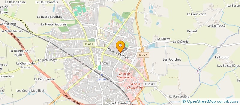 localisation de l'entreprise MONSIEUR XAVIER BESNARD  JANZE