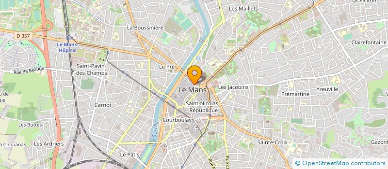 localisation de l'entreprise MONSIEUR XAVIER BESNIER  LE MANS