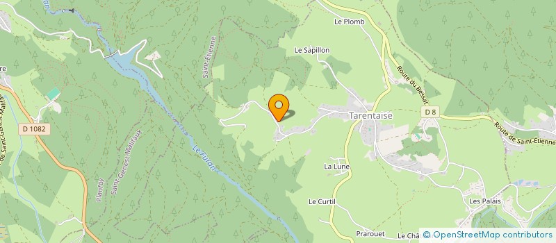 localisation de l'entreprise MONSIEUR XAVIER BESSE  TARENTAISE