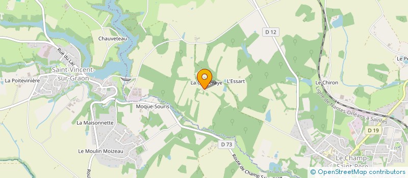 localisation de l'entreprise MONSIEUR XAVIER BESSON  LE CHAMP-SAINT-PERE