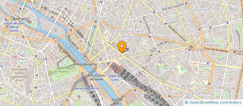 localisation de l'entreprise MONSIEUR XAVIER BEYLOT  PARIS