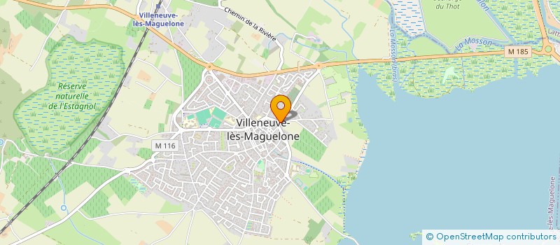 localisation de l'entreprise MONSIEUR XAVIER BIANCOLLI  VILLENEUVE-LES-MAGUELONE