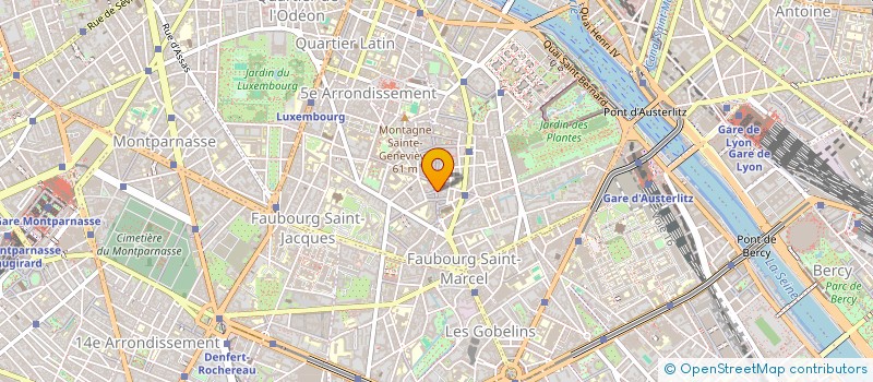 localisation de l'entreprise MONSIEUR XAVIER BIGNON  PARIS