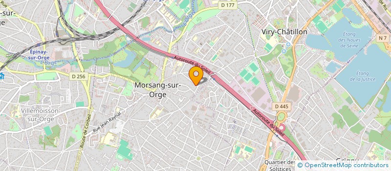 localisation de l'entreprise MONSIEUR XAVIER BISSEY à MORSANG-SUR-ORGE