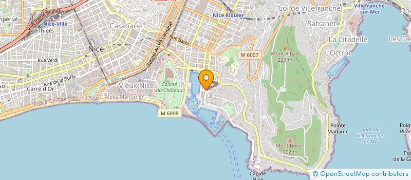 localisation de l'entreprise MONSIEUR XAVIER BLAEVOET à NICE