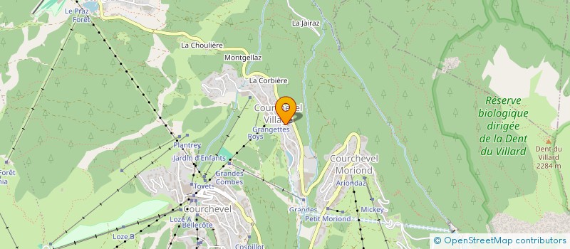 localisation de l'entreprise MONSIEUR XAVIER BLANC à COURCHEVEL