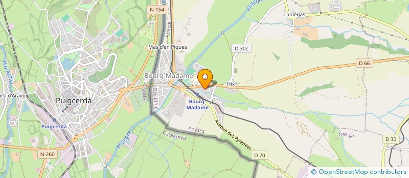 localisation de l'entreprise MONSIEUR XAVIER BLANCH  BOURG-MADAME