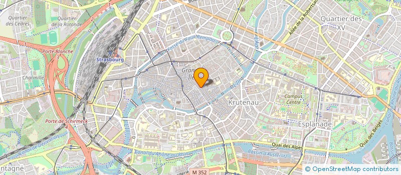 localisation de l'entreprise MONSIEUR XAVIER BLANCHARD  STRASBOURG