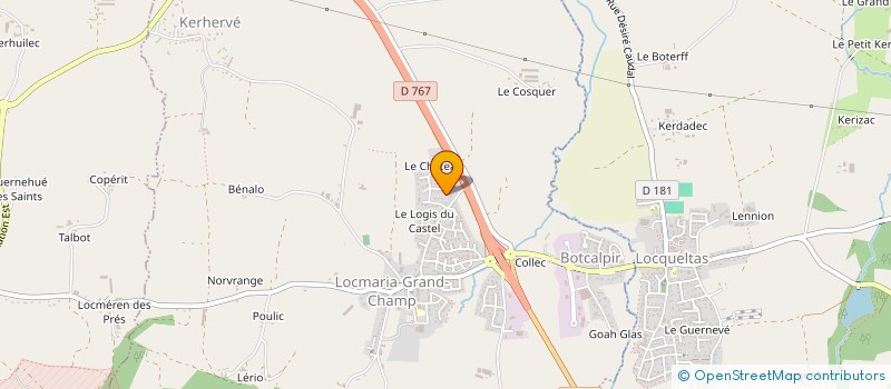 localisation de l'entreprise MONSIEUR XAVIER BLANCHET à AURAY