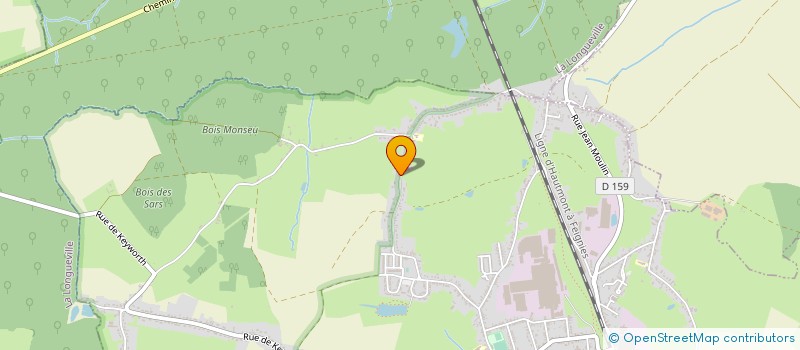 localisation de l'entreprise MONSIEUR XAVIER BLANQUET  FEIGNIES