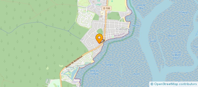 localisation de l'entreprise MONSIEUR XAVIER BLANQUINE à LEGE-CAP-FERRET