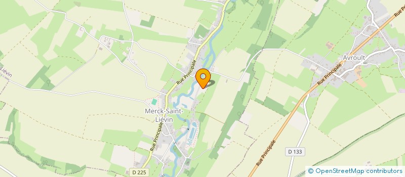 localisation de l'entreprise MONSIEUR XAVIER BLONDEL  SAINT-MARTIN-D'HARDINGHEM