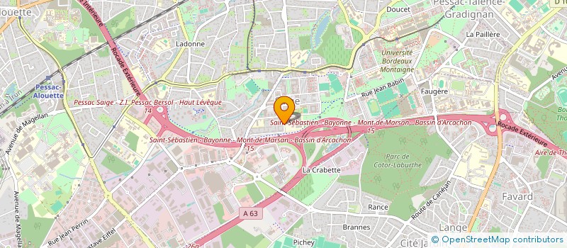 localisation de l'entreprise MONSIEUR XAVIER BLONDELOT  BORDEAUX