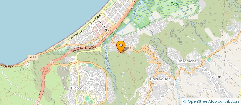 localisation de l'entreprise MONSIEUR XAVIER BOCK  SAINT-PAUL