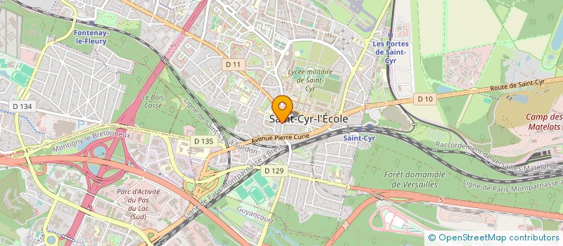 localisation de l'entreprise MONSIEUR XAVIER BOCQUET à SAINT-CYR-L'ECOLE