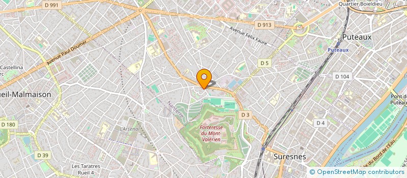 localisation de l'entreprise MONSIEUR XAVIER BODROS à NANTERRE