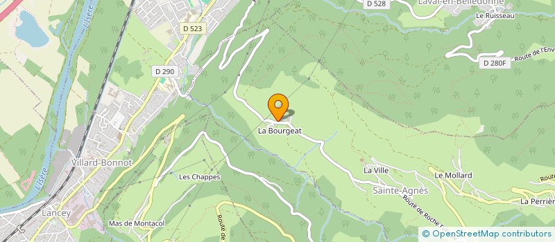 localisation de l'entreprise MONSIEUR XAVIER BOEUF à SAINTE-AGNES