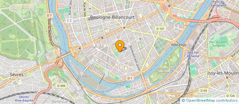 localisation de l'entreprise MONSIEUR XAVIER BOILEAU à BOULOGNE-BILLANCOURT