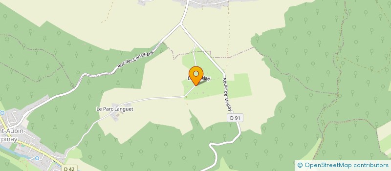 localisation de l'entreprise MONSIEUR XAVIER BOISSEL-DOMBREVAL  SAINT-AUBIN-EPINAY