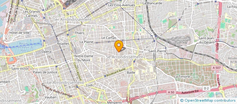 localisation de l'entreprise MONSIEUR XAVIER BOITRELLE  MARSEILLE