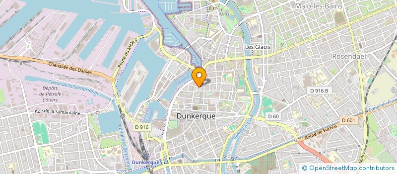 localisation de l'entreprise MONSIEUR XAVIER BOLDRON à DUNKERQUE