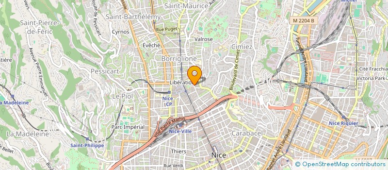 localisation de l'entreprise MONSIEUR XAVIER BON à NICE