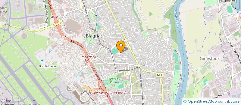 localisation de l'entreprise MONSIEUR XAVIER BONATO à BLAGNAC