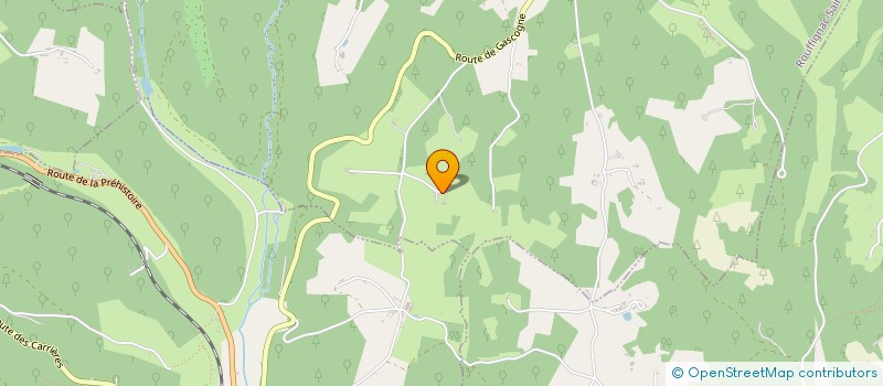 localisation de l'entreprise MONSIEUR XAVIER BONIS  ROUFFIGNAC ST CERNIN DE R