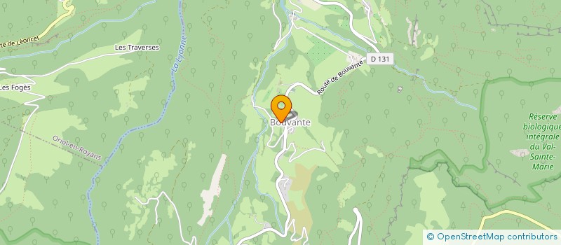 localisation de l'entreprise MONSIEUR XAVIER BONNEFILLE  BOUVANTE