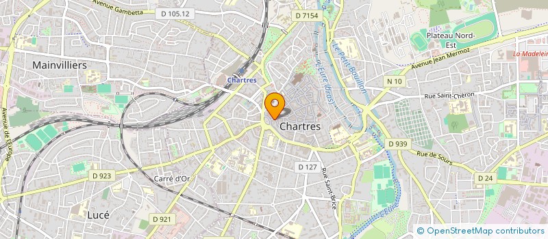 localisation de l'entreprise MONSIEUR XAVIER BORDEAU à CHARTRES