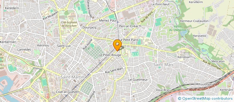 localisation de l'entreprise MONSIEUR XAVIER BOREL à BREST