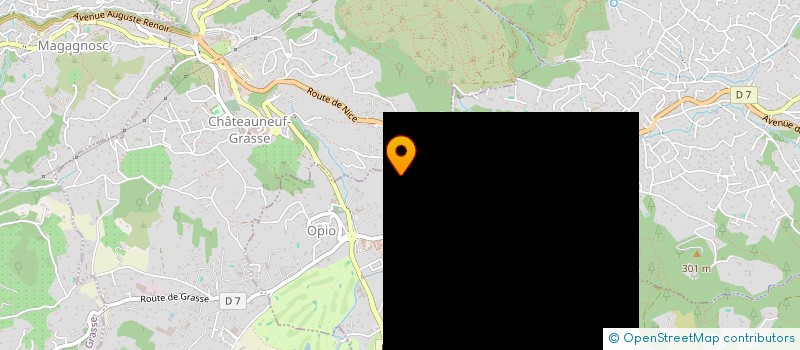 localisation de l'entreprise MONSIEUR XAVIER BORNSTEIN  CHATEAUNEUF-GRASSE