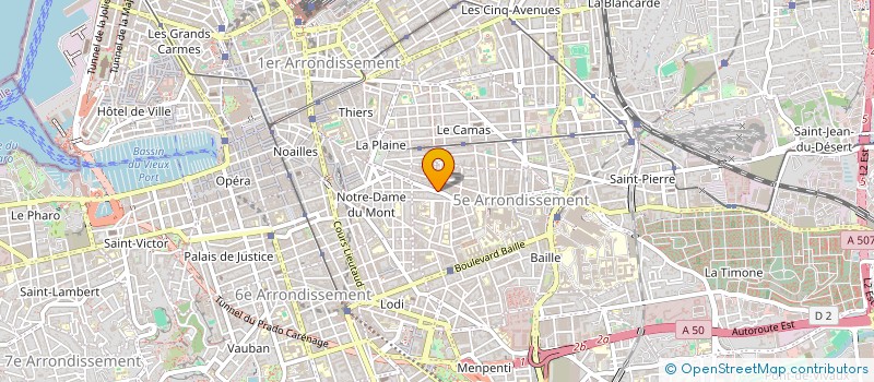localisation de l'entreprise MONSIEUR XAVIER BORRY à MARSEILLE